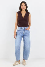 Load image into Gallery viewer, Graduate Light Blue Stretch Barrel Jean