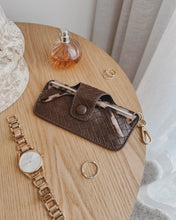 Load image into Gallery viewer, Skittle Sunglass Case Chocolate