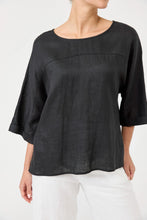 Load image into Gallery viewer, Studio Relaxed Top Ebony