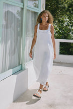 Load image into Gallery viewer, Miramar Tank Maxi Dress White