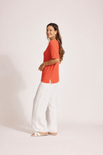 Load image into Gallery viewer, Artemis V Knit Top Coral