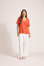 Load image into Gallery viewer, Artemis V Knit Top Coral