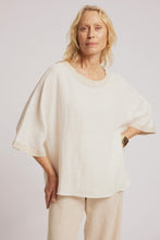 Load image into Gallery viewer, Maris Relaxed Splice Top White/Tusk