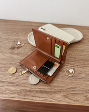 Load image into Gallery viewer, Lily Woven Wallet Tan
