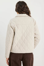 Load image into Gallery viewer, Absolute Putty Collared Quilted Jacket