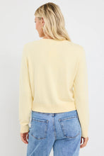 Load image into Gallery viewer, Allegiance Lemon Crew Neck Cardi