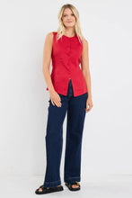 Load image into Gallery viewer, Aloft Red Fitted Long Vest