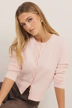 Load image into Gallery viewer, Autograph Blush Soft Fine Gauge Crewneck Cardigan