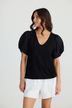 Load image into Gallery viewer, Abigail V Neck Black