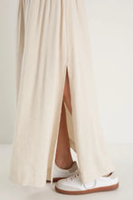 Load image into Gallery viewer, Byron NaturalLinen Shirred Waist Maxi Skirt