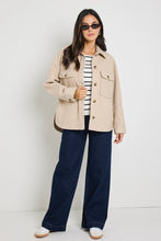 Load image into Gallery viewer, Pinot Taupe Oversized Shacket