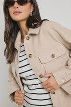 Load image into Gallery viewer, Pinot Taupe Oversized Shacket