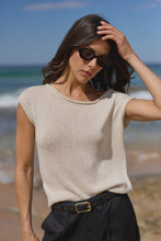 Load image into Gallery viewer, Cultivate Natural Off Shoulder Sleeveless Top / Natural