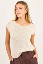 Load image into Gallery viewer, Cultivate Natural Off Shoulder Sleeveless Top / Natural