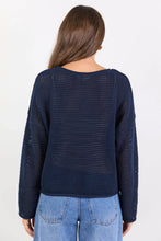Load image into Gallery viewer, Dawn Ink Crochet Knit Jumper