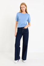 Load image into Gallery viewer, Edition Sky Blue Crewneck Cashmere Blend Knit Tee