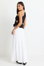 Load image into Gallery viewer, Summit White Tie Waist Bias Maxi Skirt