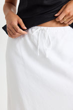 Load image into Gallery viewer, Summit White Tie Waist Bias Maxi Skirt