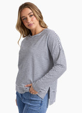 Load image into Gallery viewer, Eddie Stripe Top Black
