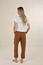 Load image into Gallery viewer, Huxe Linen Pant Tobacco
