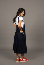 Load image into Gallery viewer, Edit Pinafore Dark Blue