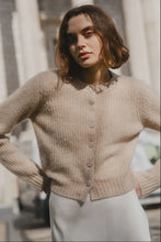 Load image into Gallery viewer, Highlight Biscuit Mohair Blend Cardigan
