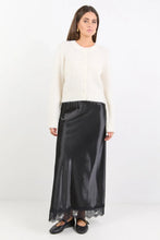 Load image into Gallery viewer, Highlight Ivory Mohair Blend Cardigan
