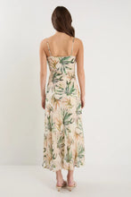 Load image into Gallery viewer, Hologram Palm Breeze Bias Slip Midi Dress