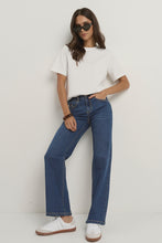 Load image into Gallery viewer, Hudson Mid Blue Mid Rise Straight Leg Jean