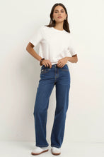 Load image into Gallery viewer, Hudson Mid Blue Mid Rise Straight Leg Jean