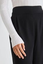 Load image into Gallery viewer, Instinctive Black Recycled Stretch Back Pant