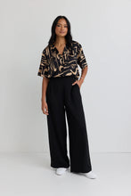 Load image into Gallery viewer, Instinctive Black Recycled Stretch Back Pant