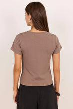 Load image into Gallery viewer, Observe Mocha Baby Tee