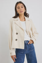 Load image into Gallery viewer, Pathway Pumice Cropped Trench Jacket
