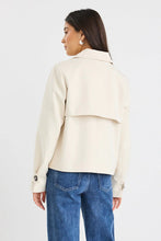 Load image into Gallery viewer, Pathway Pumice Cropped Trench Jacket