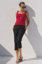 Load image into Gallery viewer, Reckon Black Stretchy Capri Pants