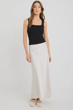 Load image into Gallery viewer, Prodigy Pearl Satin Bias Maxi Skirt