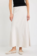 Load image into Gallery viewer, Prodigy Pearl Satin Bias Maxi Skirt