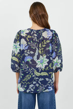 Load image into Gallery viewer, Sincere Ink Botanical Crew Neck Mid Sleeve Top