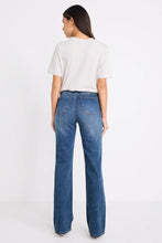 Load image into Gallery viewer, Soho Mid Blue High Rise Comfort Fit Straight Jean Mid Blue