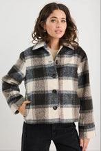 Load image into Gallery viewer, Sweeping Grey Check Soft Jacket