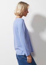 Load image into Gallery viewer, Z&P V Stitch Jumper Blueberry