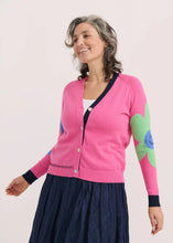 Load image into Gallery viewer, Peace Please Cardi Pink