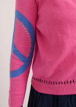 Load image into Gallery viewer, Peace Please Cardi Pink