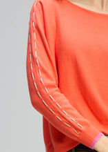 Load image into Gallery viewer, Threaded Sleeve Jumper Melon