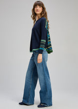 Load image into Gallery viewer, Textured Swing Jumper DK Denim