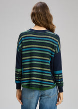 Load image into Gallery viewer, Textured Swing Jumper DK Denim