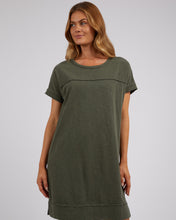 Load image into Gallery viewer, Allison Tee Dress Khaki