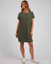 Load image into Gallery viewer, Allison Tee Dress Khaki