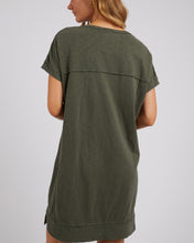 Load image into Gallery viewer, Allison Tee Dress Khaki
